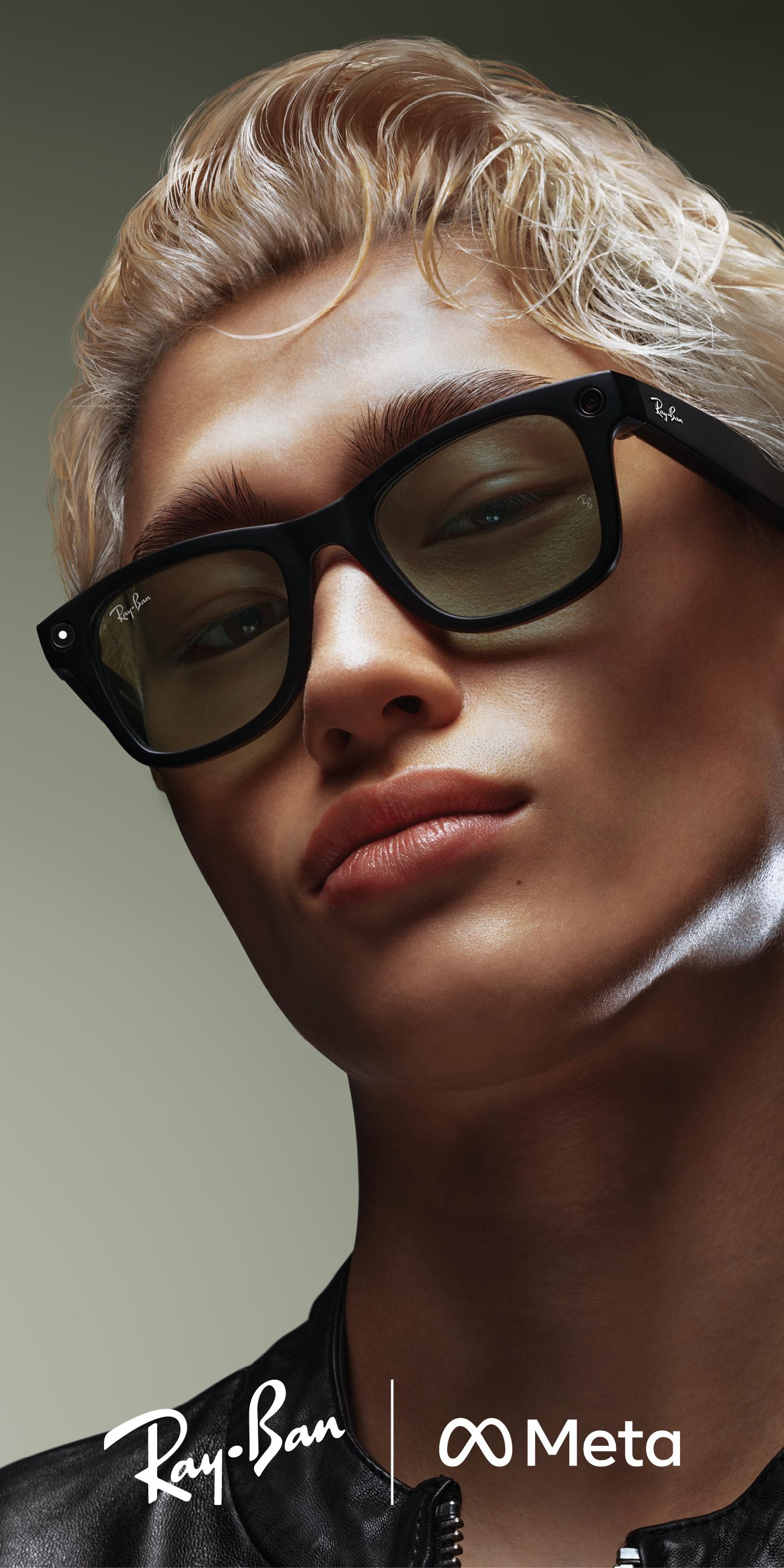 Meta AI Glasses promotional display