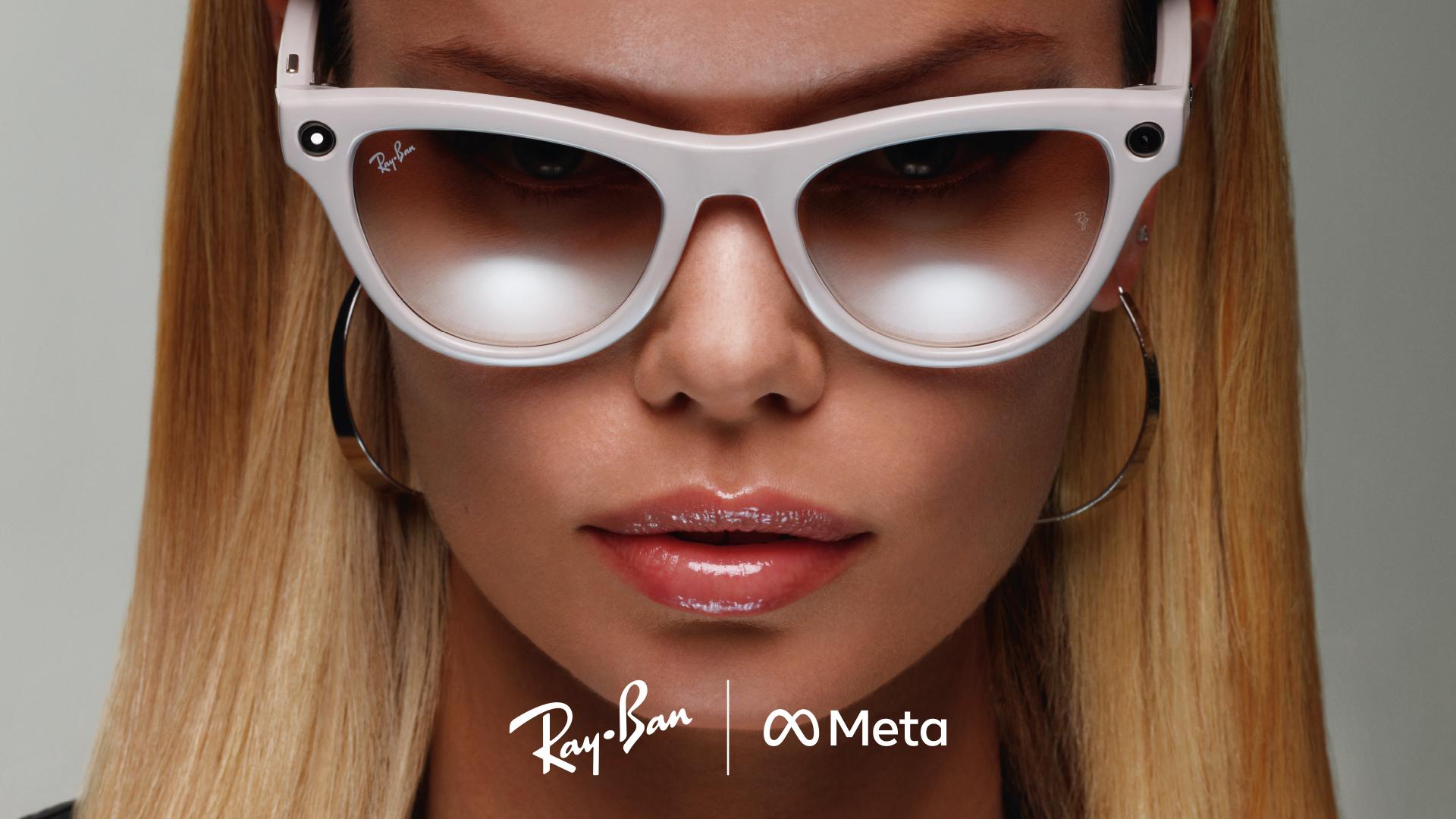 Meta AI Glasses promotional display